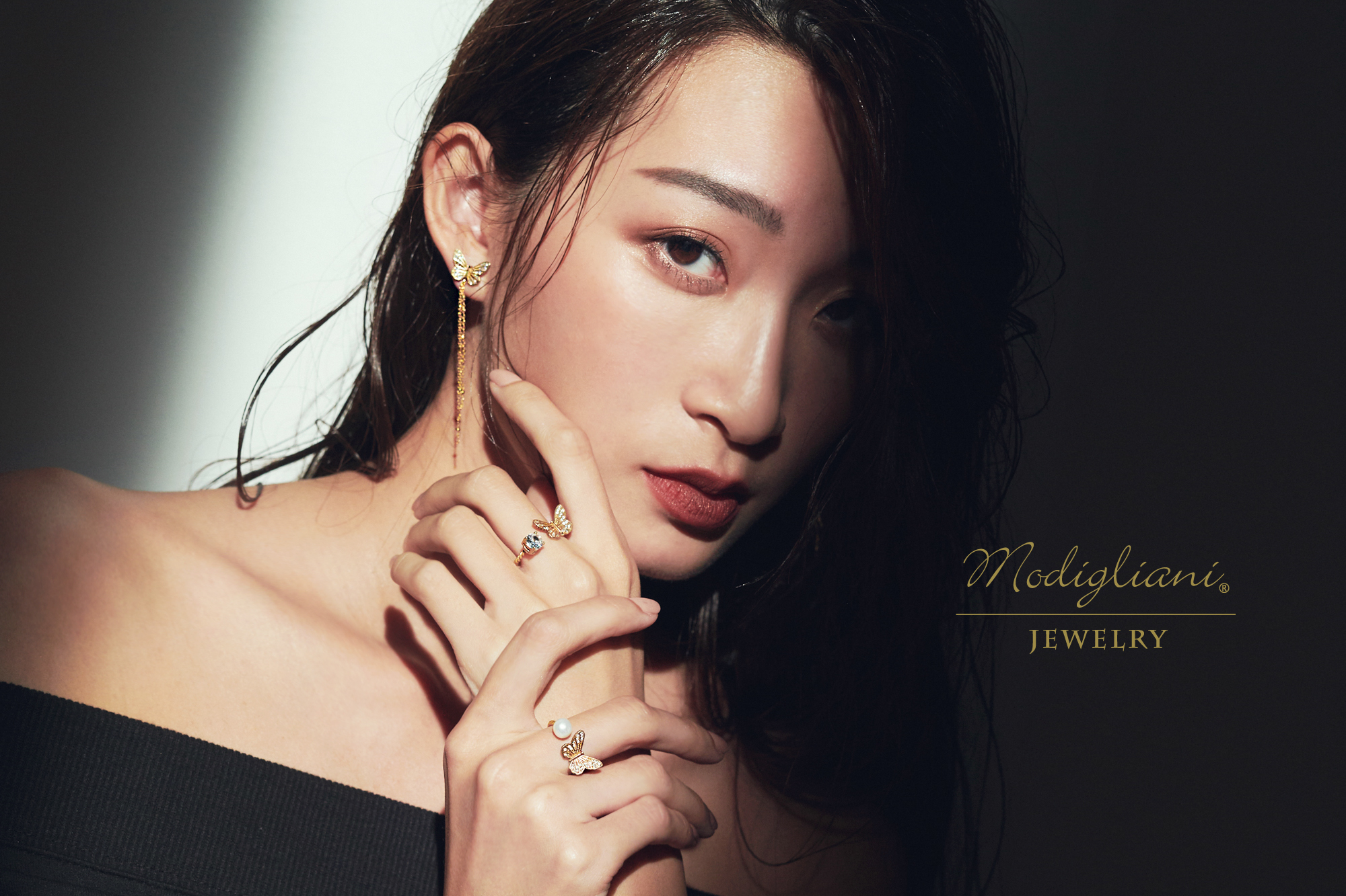 蝴蝶嬉遊戒指 圓鑽款