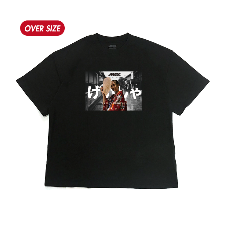 MAXXC 日本藝妓短T-黑