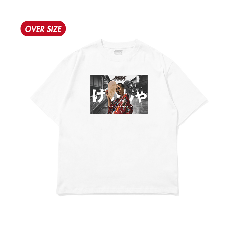 MAXXC 日本藝妓短T-白