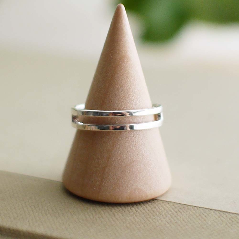 雙人舞純銀戒指【超大尺寸/ 男生戒指】/SR916| 簡約 男生禮物 戒子