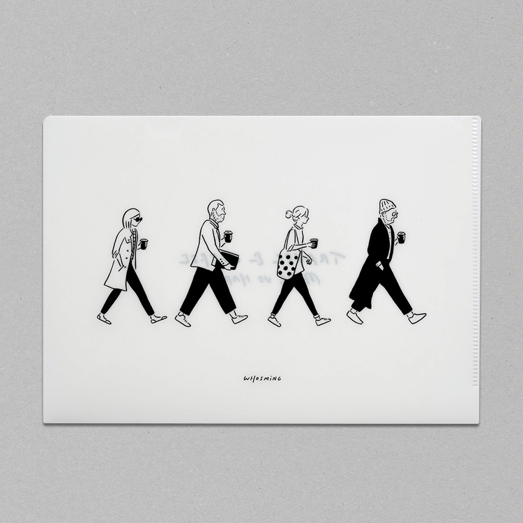 WHOSMiNG × 手紙社 - ABBEY ROAD A5文件夾