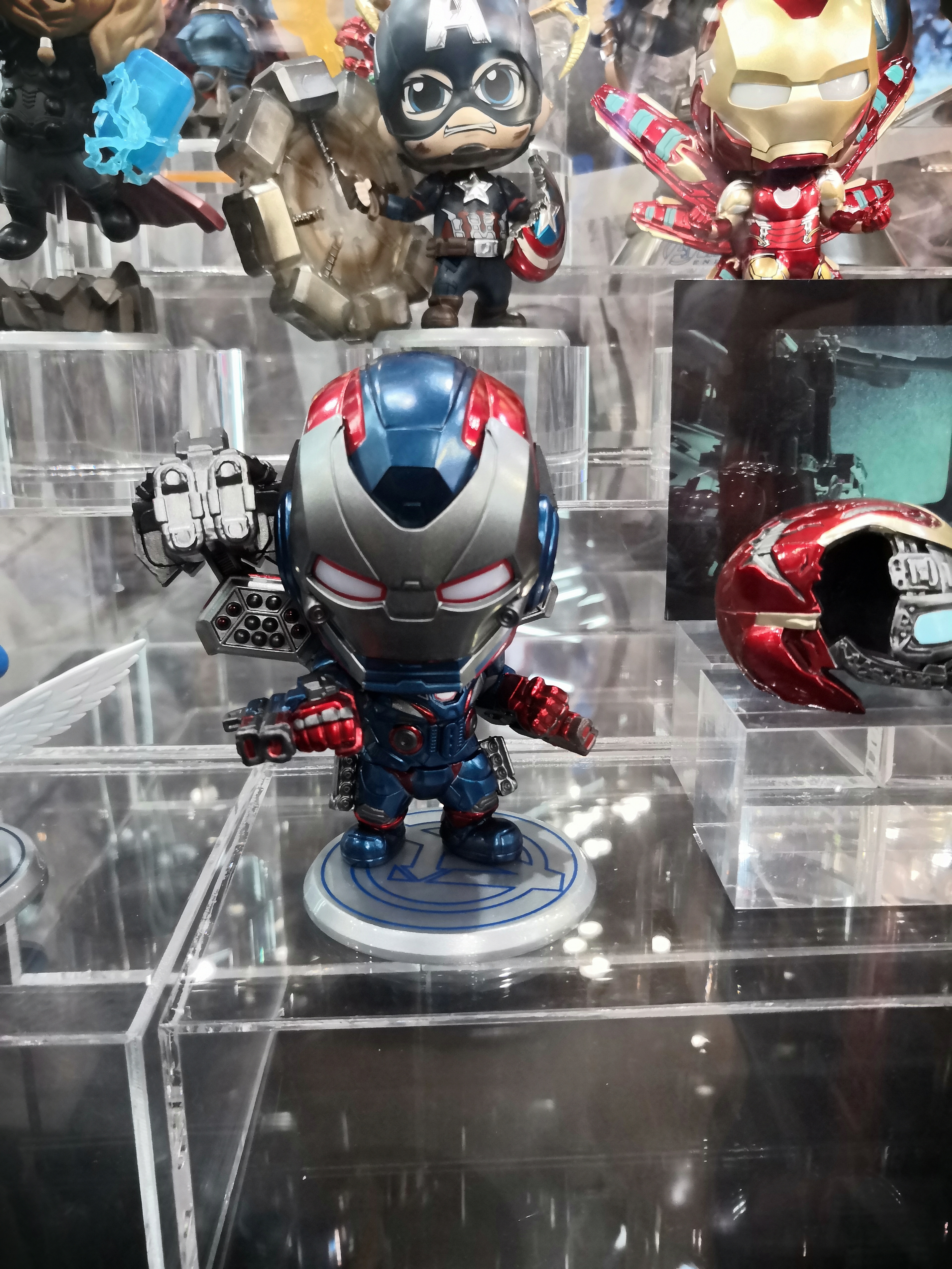 Hot Toys Iron Patriot With Light Up Function Cosbaby