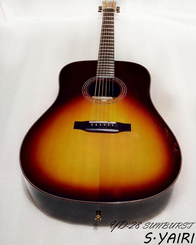 S.yairi Yd28 all soild guitar 全單板木結他- cherry red