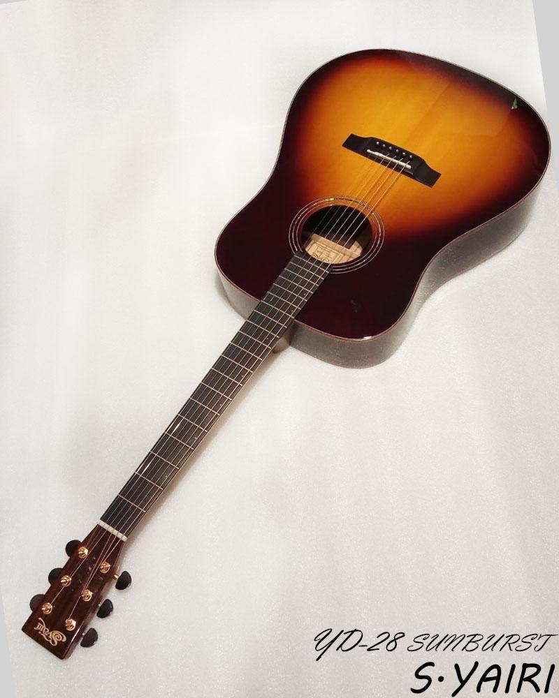 S.yairi Yd28 all soild guitar 全單板木結他- cherry red