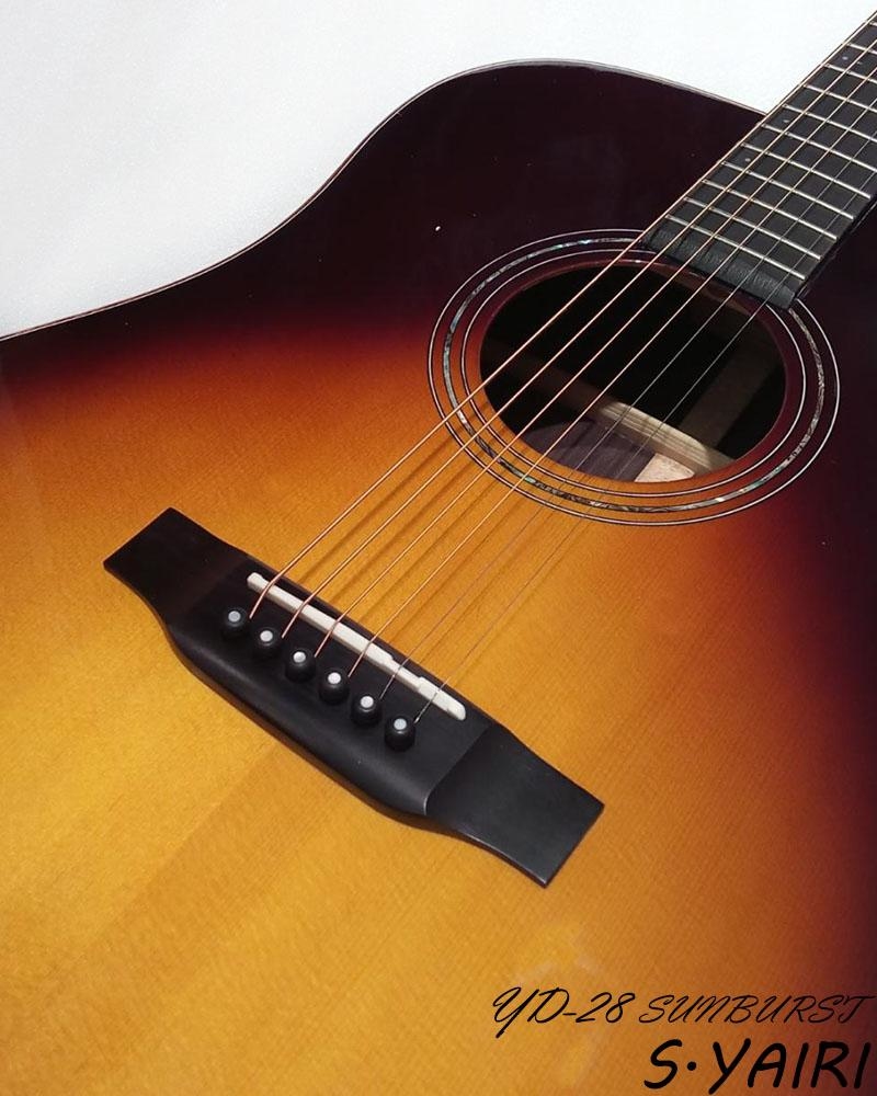 S.yairi Yd28 all soild guitar 全單板木結他- cherry red