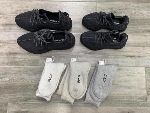 bouclette 3 pack socks yeezy