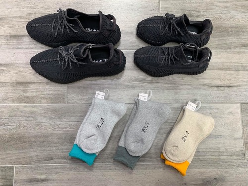 bouclette 3 pack socks yeezy