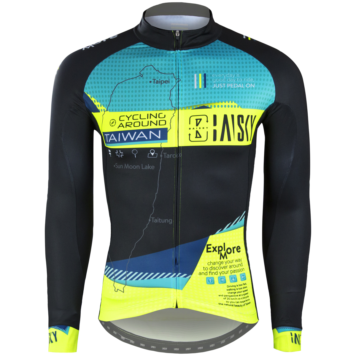 男款薄款長車衣 環島