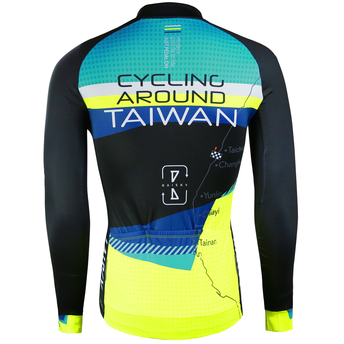 男款薄款長車衣 環島