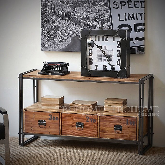 可訂製 印字抽屜邊櫃