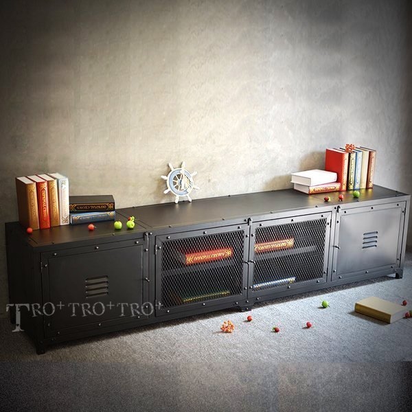 可訂製 復古鐵網電視櫃