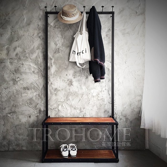 可訂製 實木衣帽架