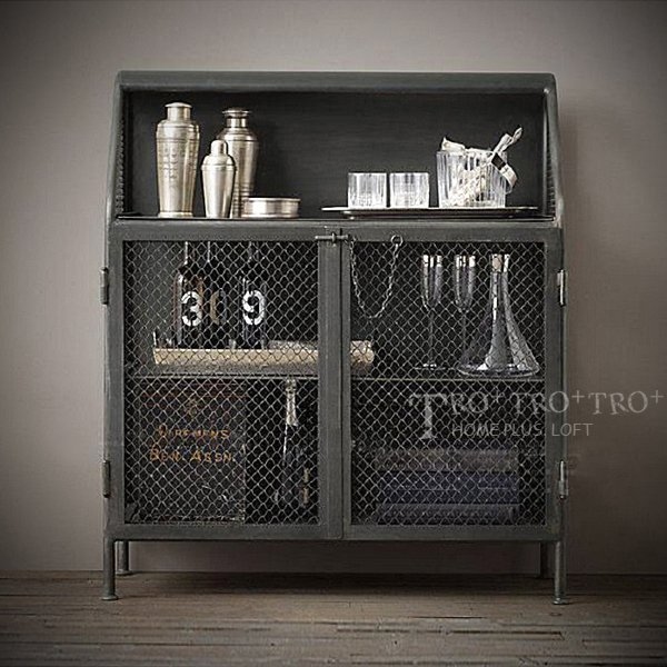 可訂製 雙門鐵網餐櫃