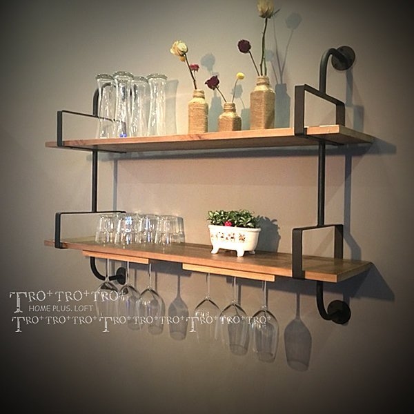 可訂製 實木方框層板架