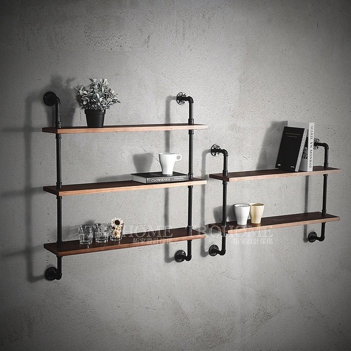 可訂製 實木多層水管層架