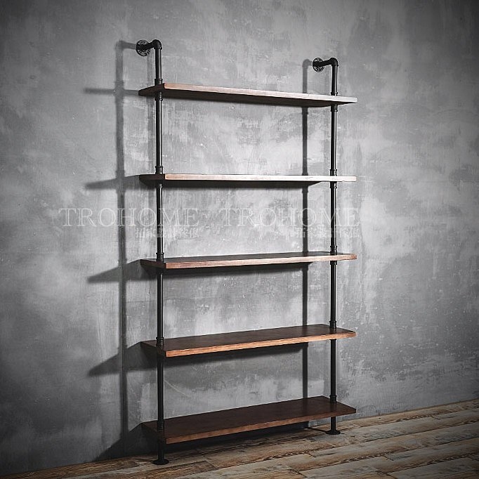 可訂製-實木水管層架