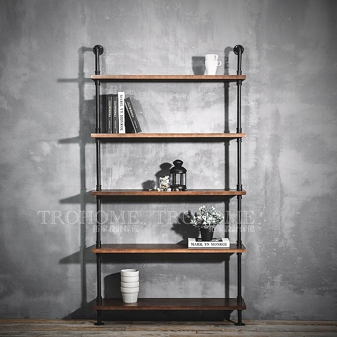 可訂製-實木水管層架