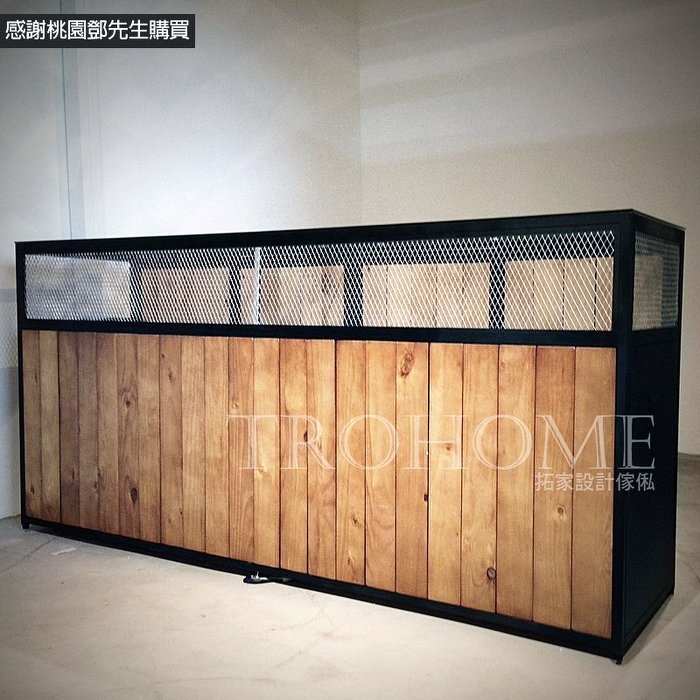 可訂製-門片鐵網展示櫃台