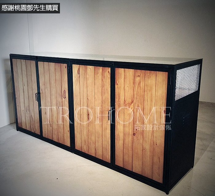 可訂製-門片鐵網展示櫃台