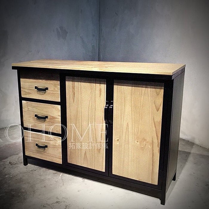 可訂製-實木抽屜收納櫃