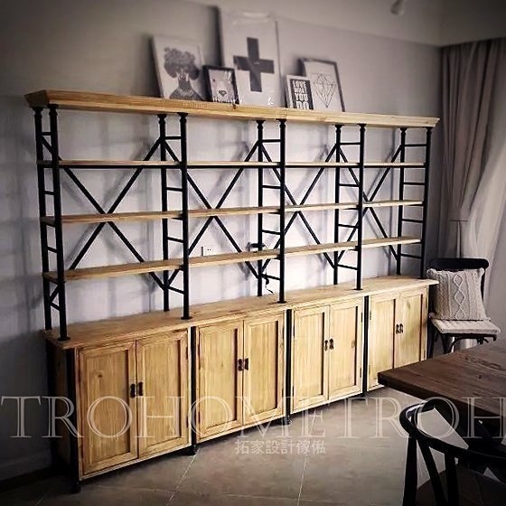 可訂製  經典法式實木水管收納櫃