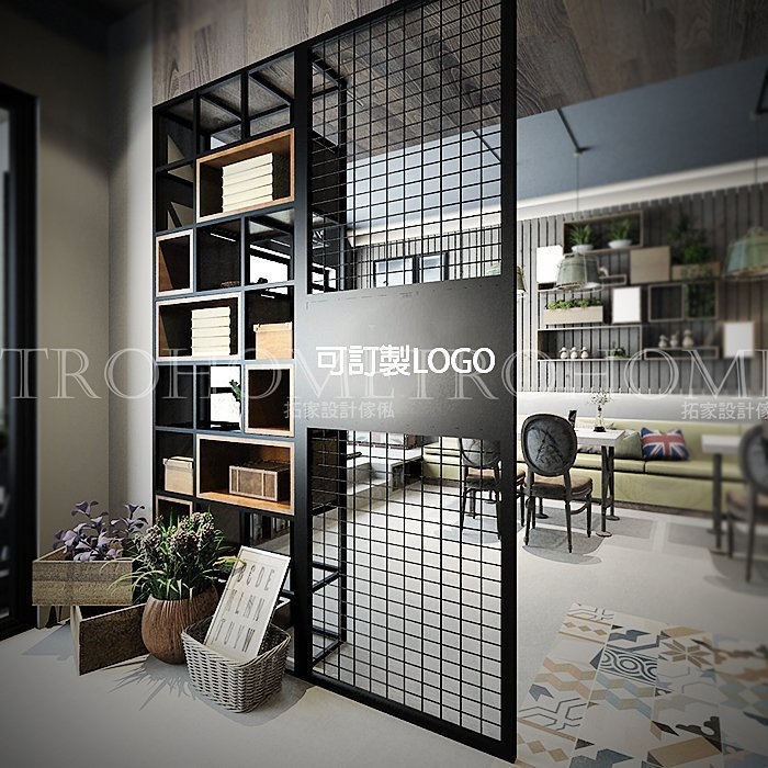 可訂製 可印LOGO的鐵網屏風