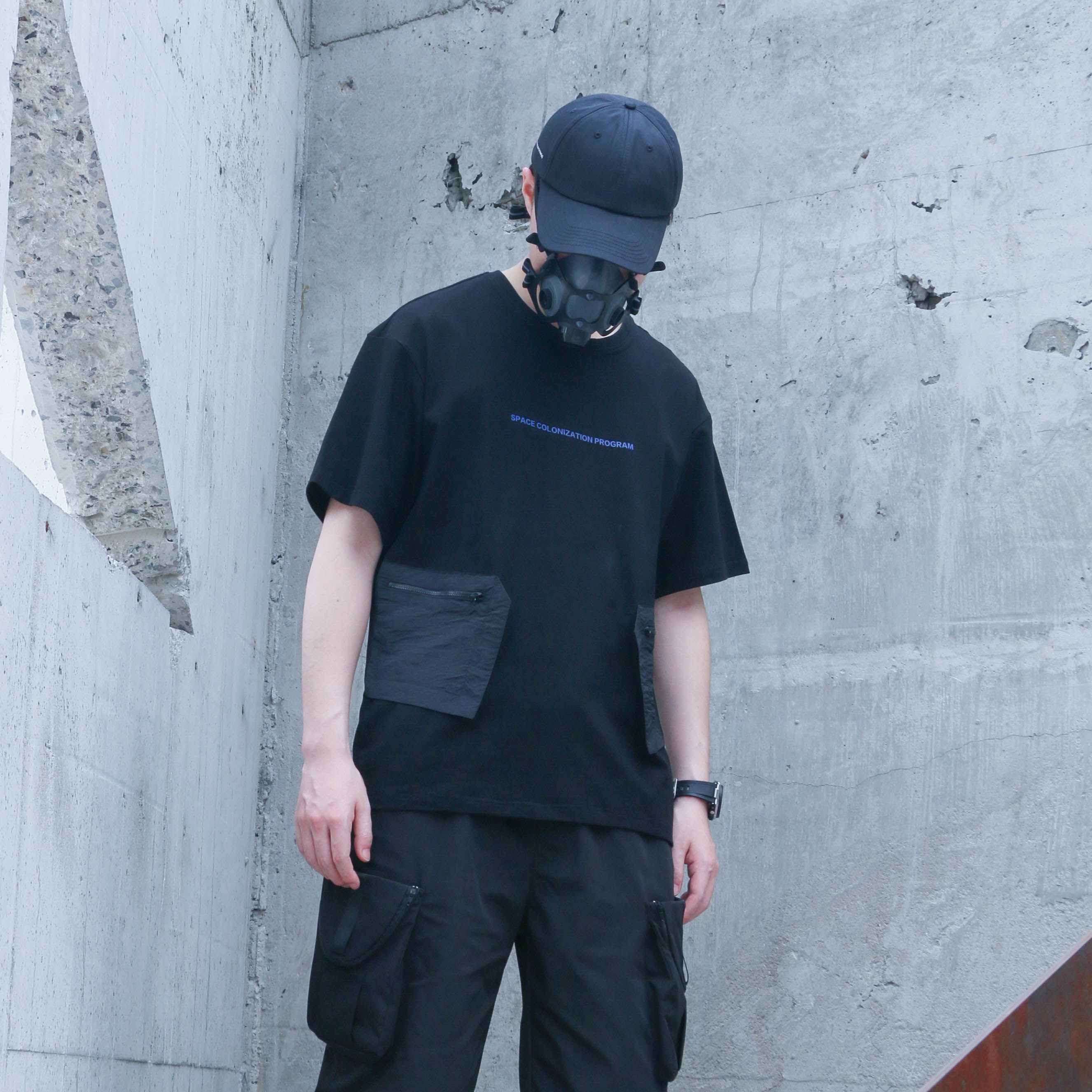 機能多口袋工裝短袖