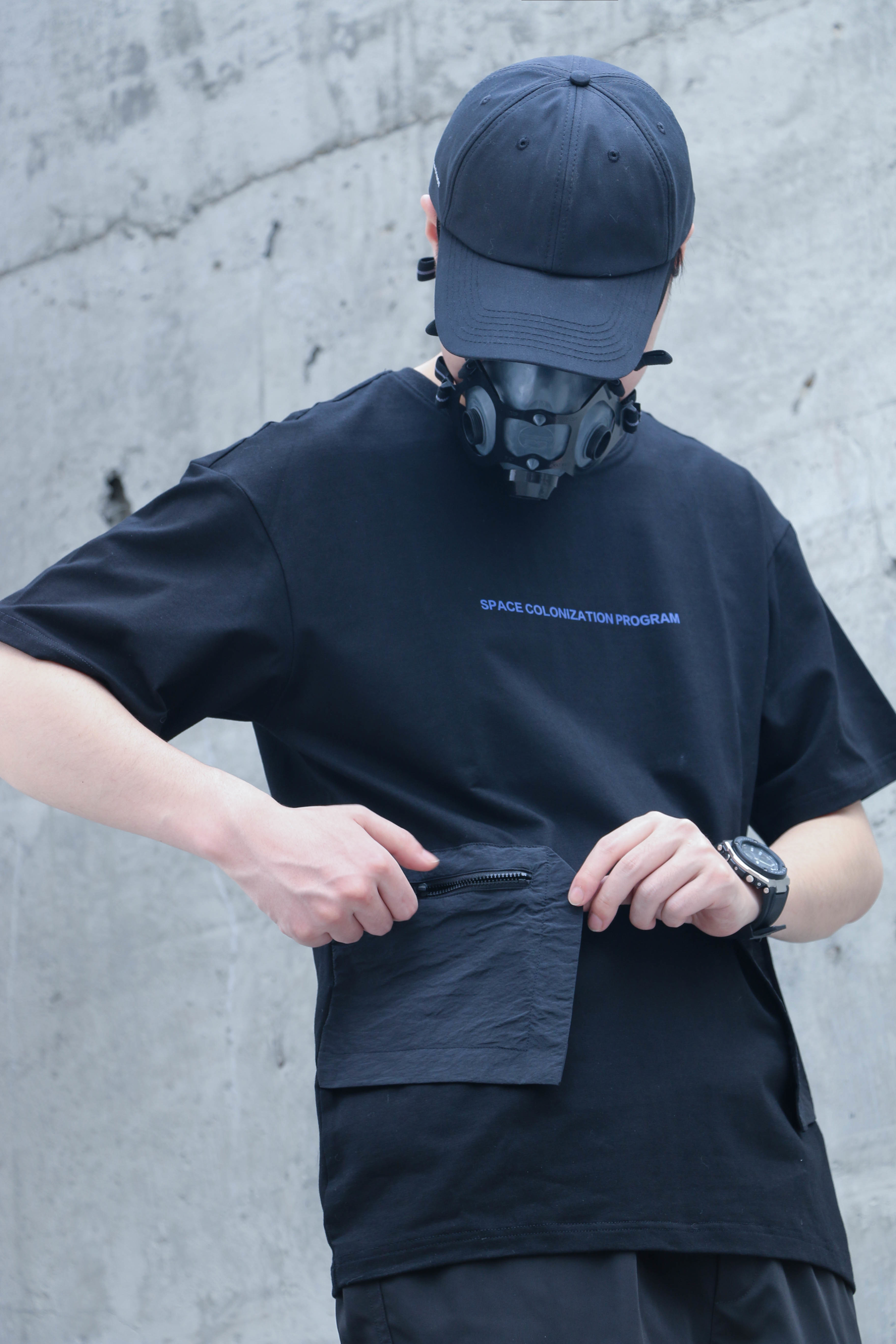 機能多口袋工裝短袖