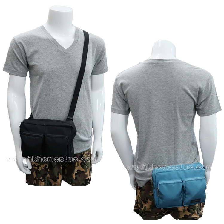 Colin - 斜揹/腰包 兩用尼龍袋  #12119