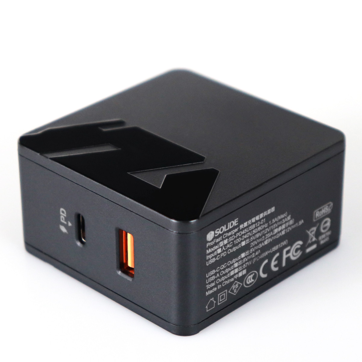 ProFast 57W BSMI安全認證 雙孔快充頭 充電器 PD QC (一般版/旅用版)