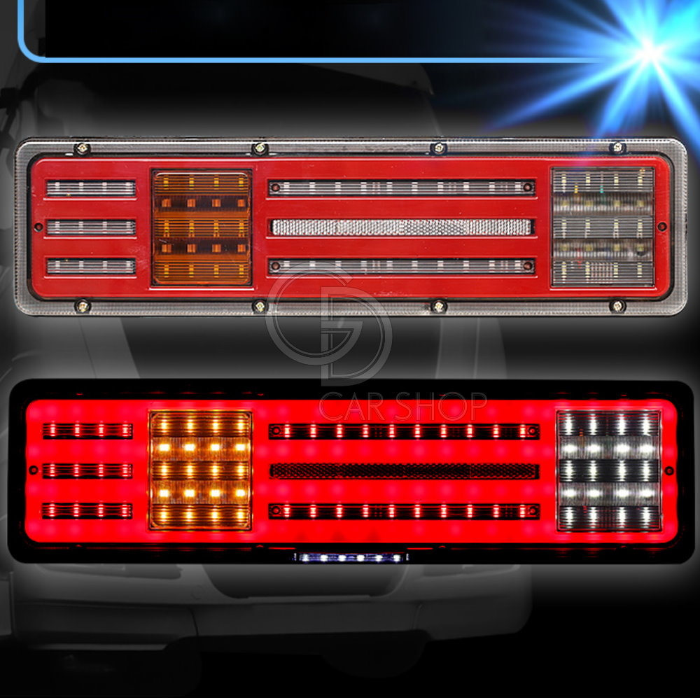 (T10) LED 24V導光多功能尾燈  晶典光電