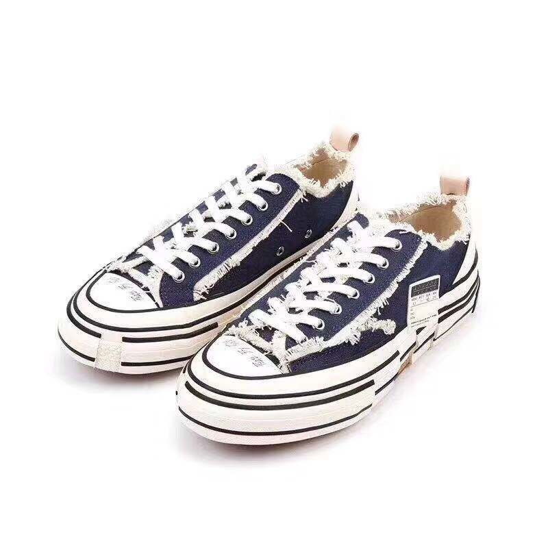 xVessel Vanness Wu  G.O.P. Lows navy 硫化解構帆布鞋