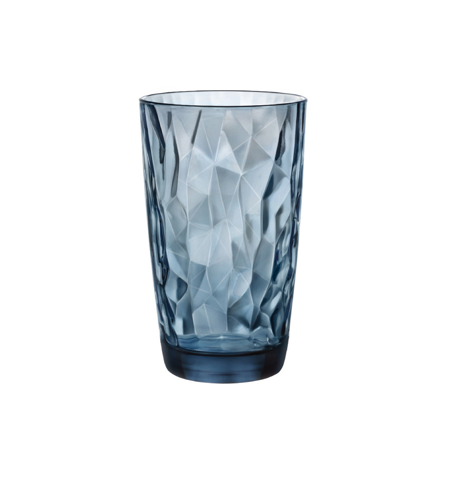 Bormioli Rocco 鑽石飲料杯-藍色 470ml
