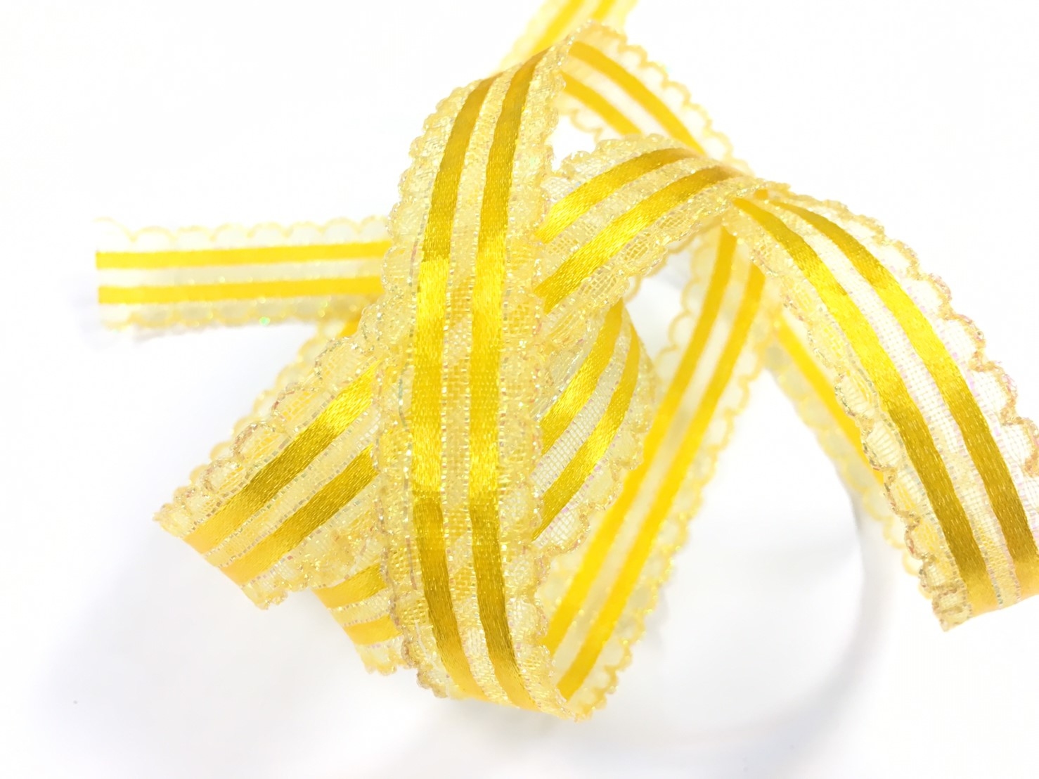 珠光波浪網紗/12mm