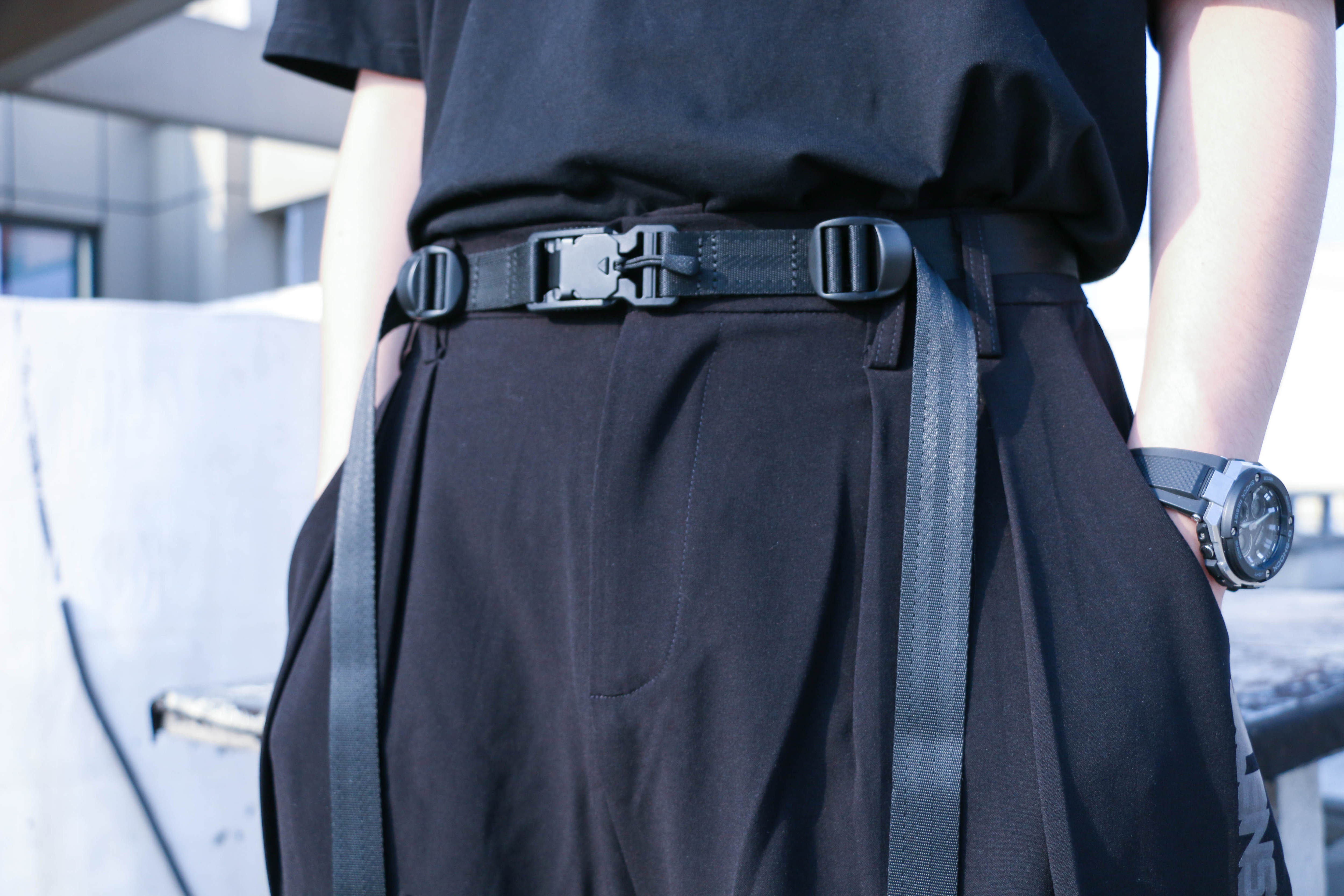 賽博朋克可調節軍事戰術腰帶