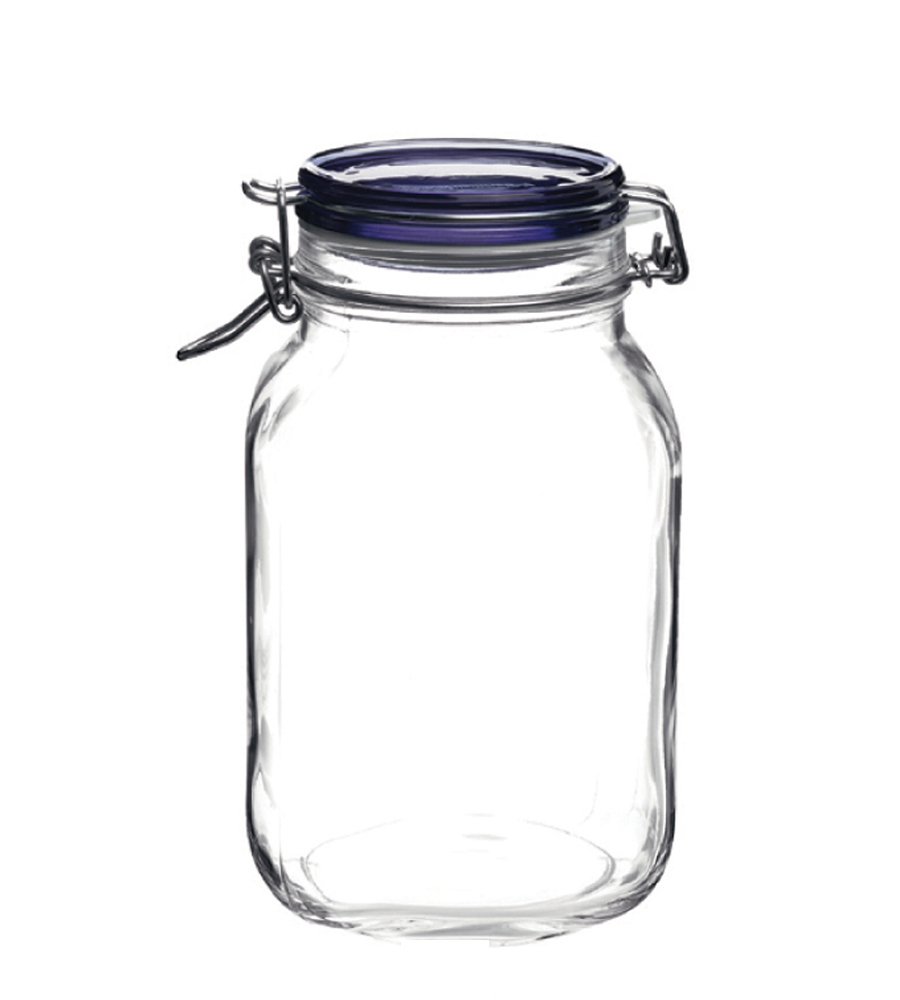 義大利製Bormioli Rocco 藍蓋密封罐 2130ml Fido系列