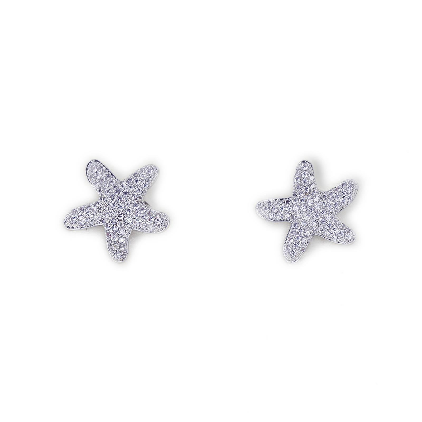 【鞋釦】頂級首飾工藝-微鑲海星(一組兩顆)－銀