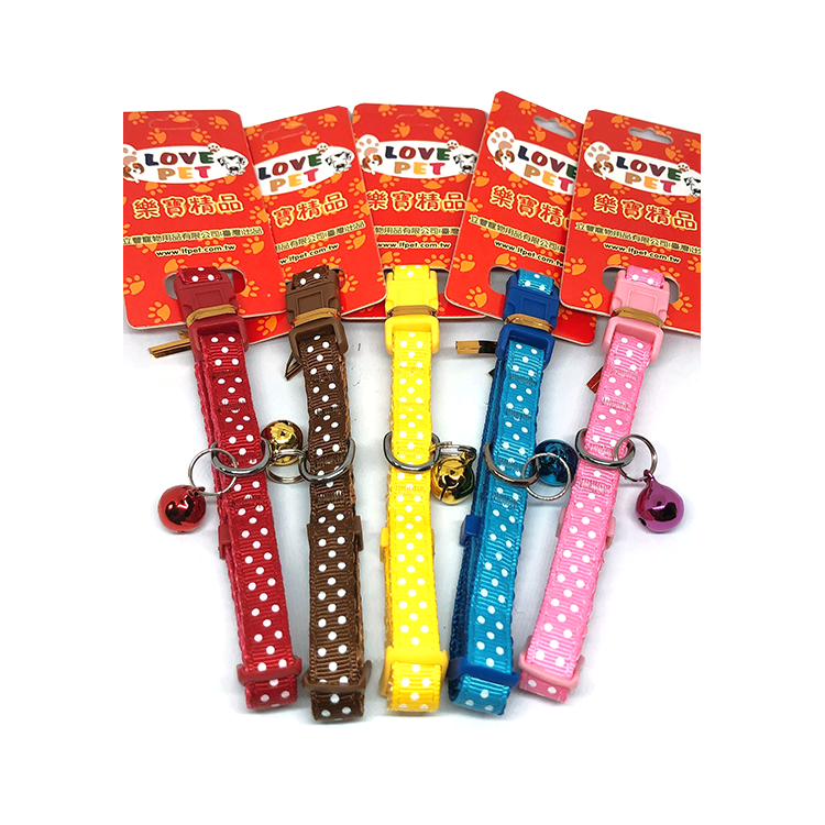 犬用卡扣項圈(花紋隨機)-六色