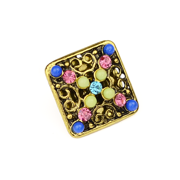 【鞋釦】百變風格 波西米亞系列 貴族物語款 (一組兩顆)－金