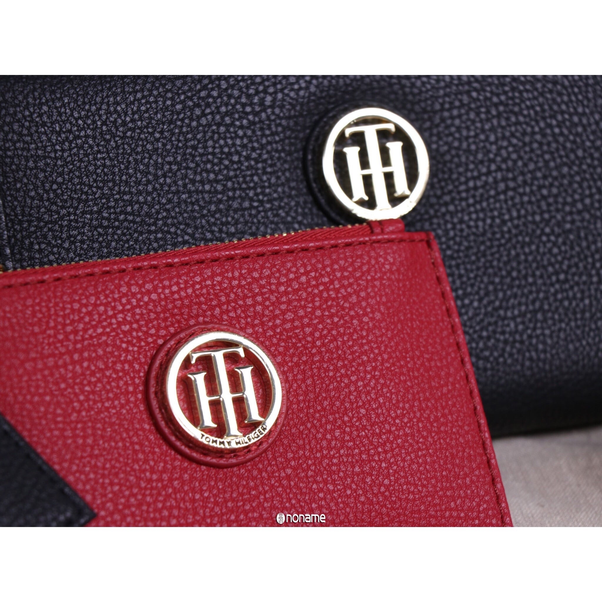 TOMMY HILFIGER 立體 經典 Logo 零錢包/長夾