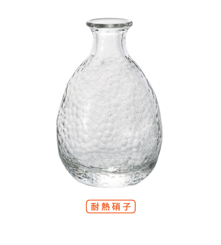 日本津輕 手作透明耐熱清酒壺-260ml/1入