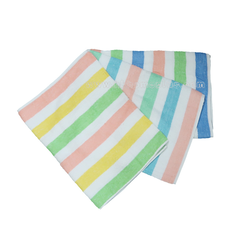 6條裝 彩條加大面巾 4170514