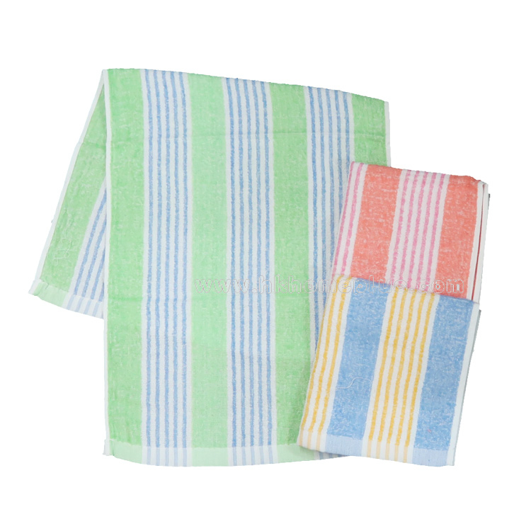 6條裝 彩條面巾 4130520