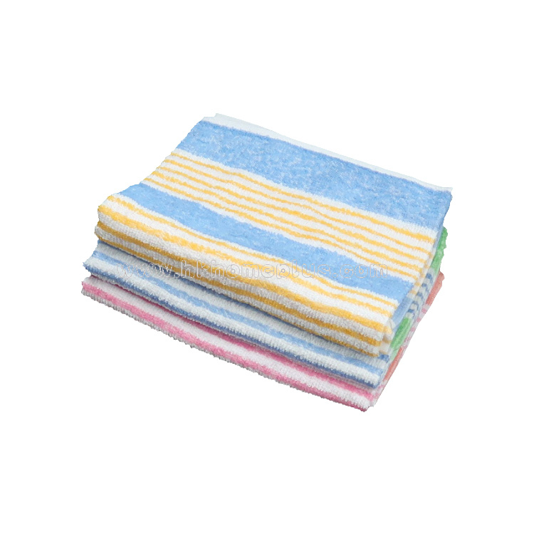 6條裝 彩條面巾 4130520