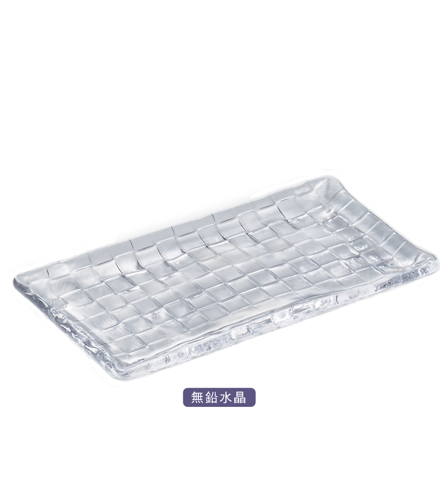 日本DOUBLE F 北洋硝子手作水晶格盤-300mm/1入