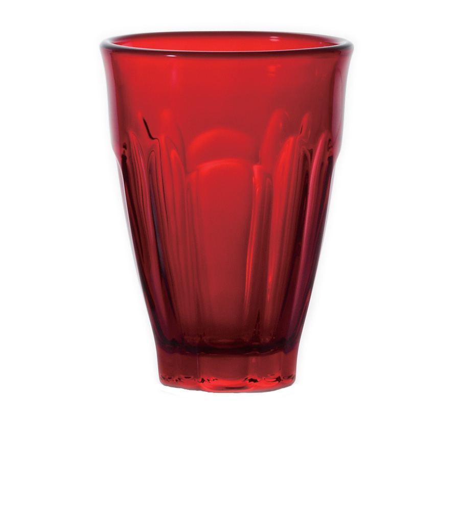 日本DOUBLE F 北洋硝子手作寶石紅飲料杯/1入