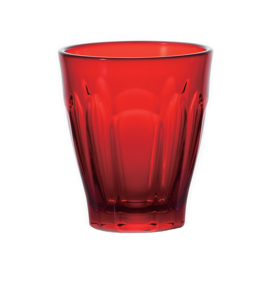 日本DOUBLE F 北洋硝子手作寶石紅冷飲杯/1入