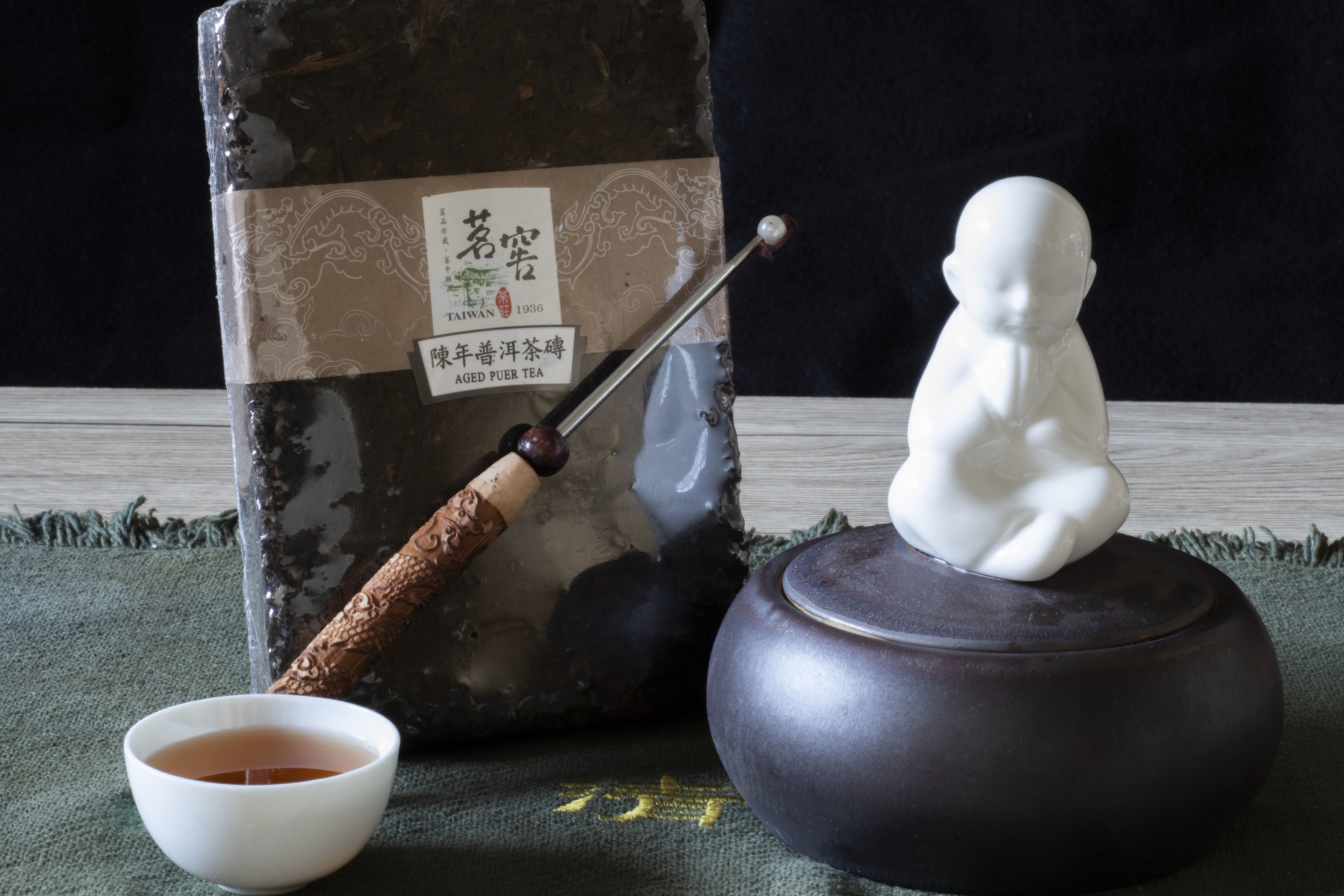 靜思小和尚茶罐