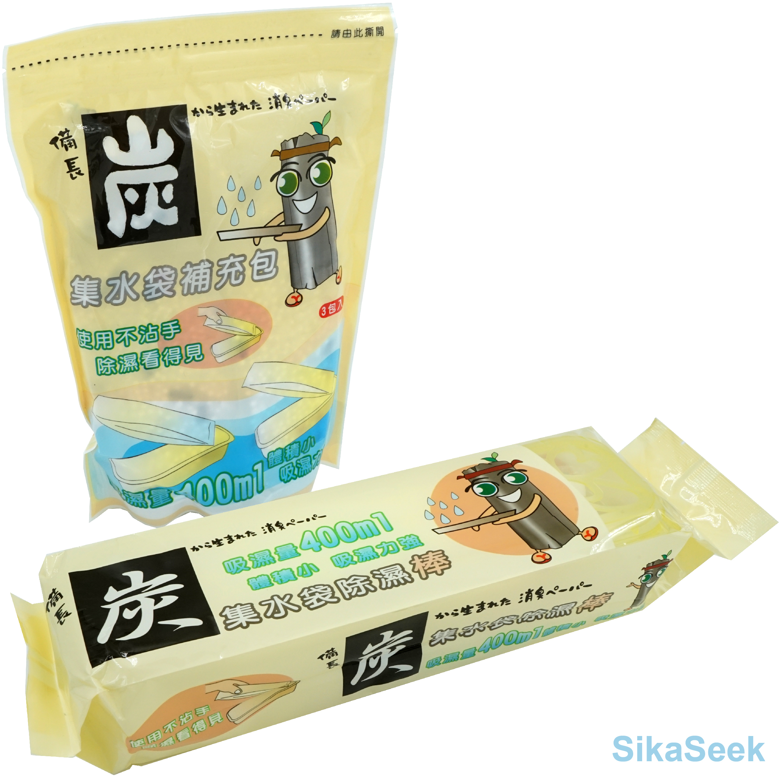 「體質小 吸濕力強」備長炭集水袋除濕捧連盒裝