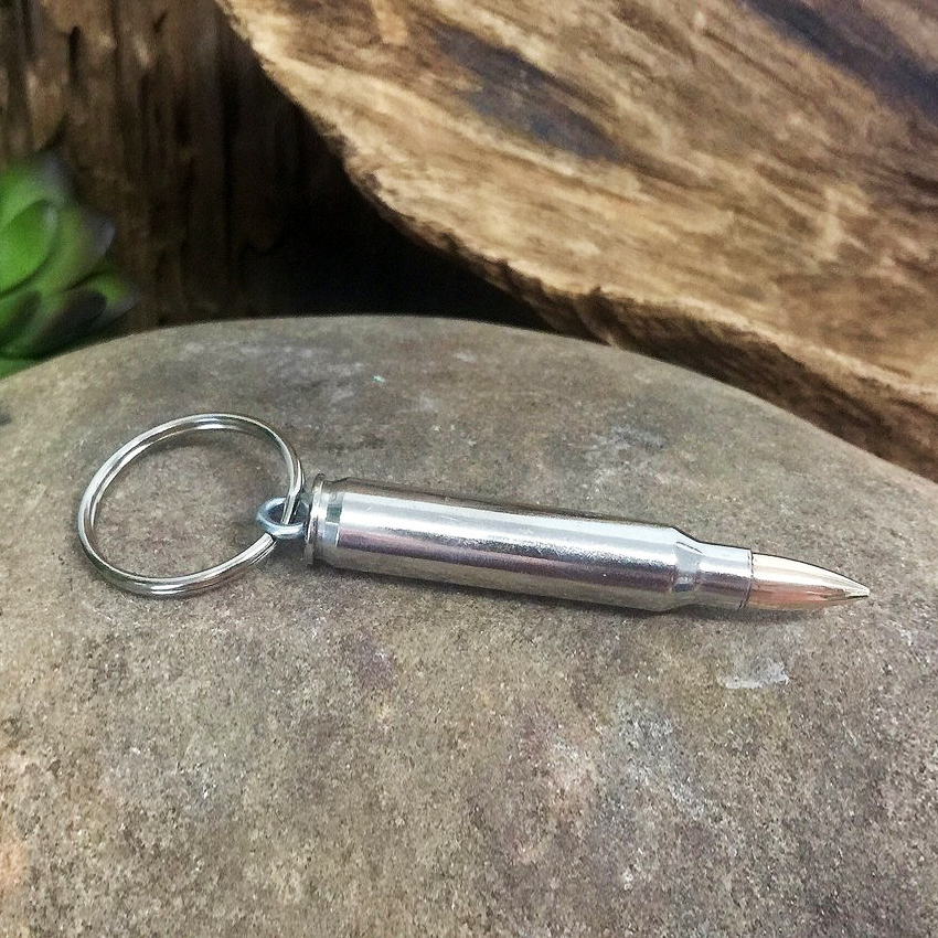 美國 Bullet - 223 步槍子彈鑰匙圈（銀）